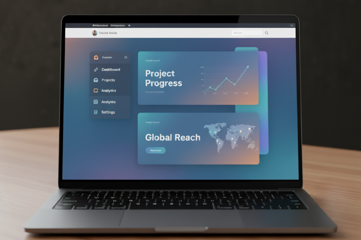 Futuristic Web Design Project