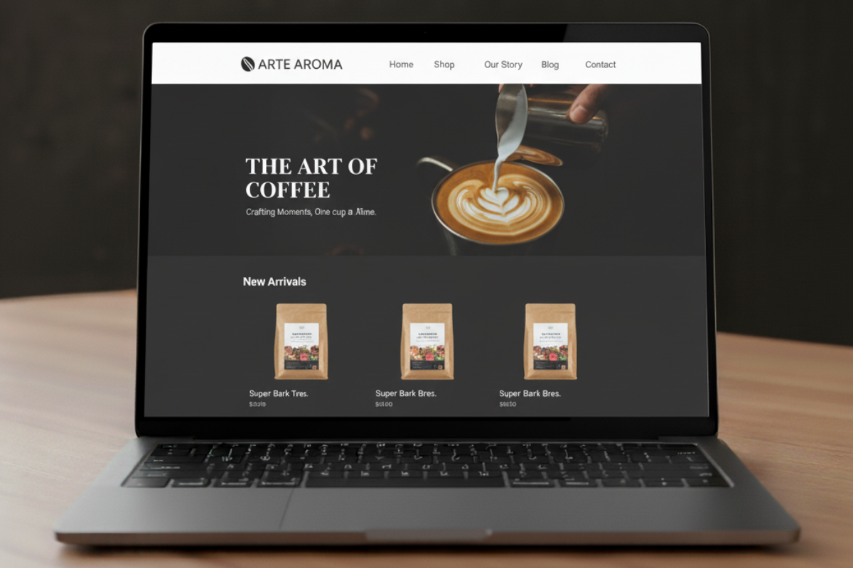 Futuristic Web Design Project