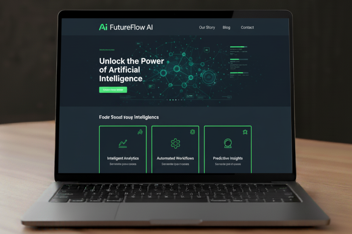 Futuristic Web Design Project