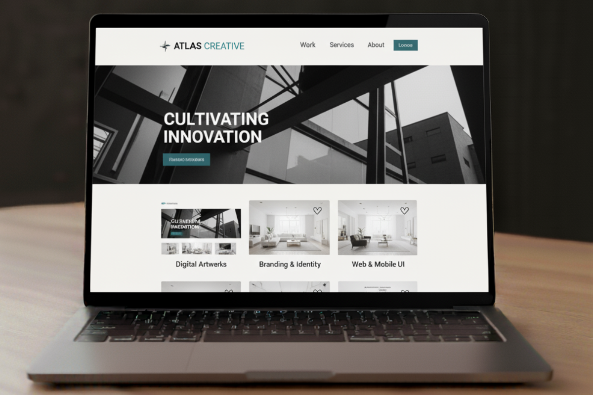 Futuristic Web Design Project