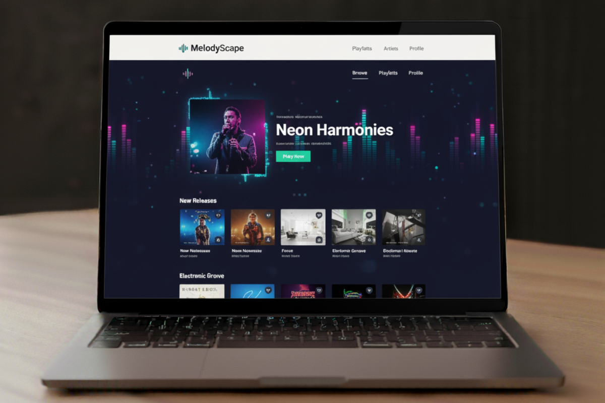 Futuristic Web Design Project